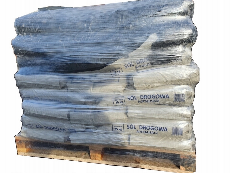 Posypová soľ 25 kg, 1 tona, 1000 kg s anti-zbylaczem