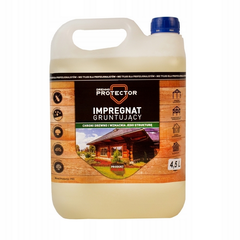 Farba, lak - Základný náter z masívneho dreva 4,5 L DEKSPOL