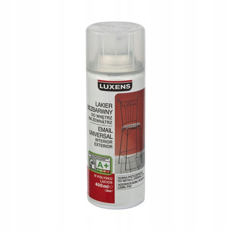 Farba - 0,4 l FAREBNÝ sprej LUXENS Clear Shine