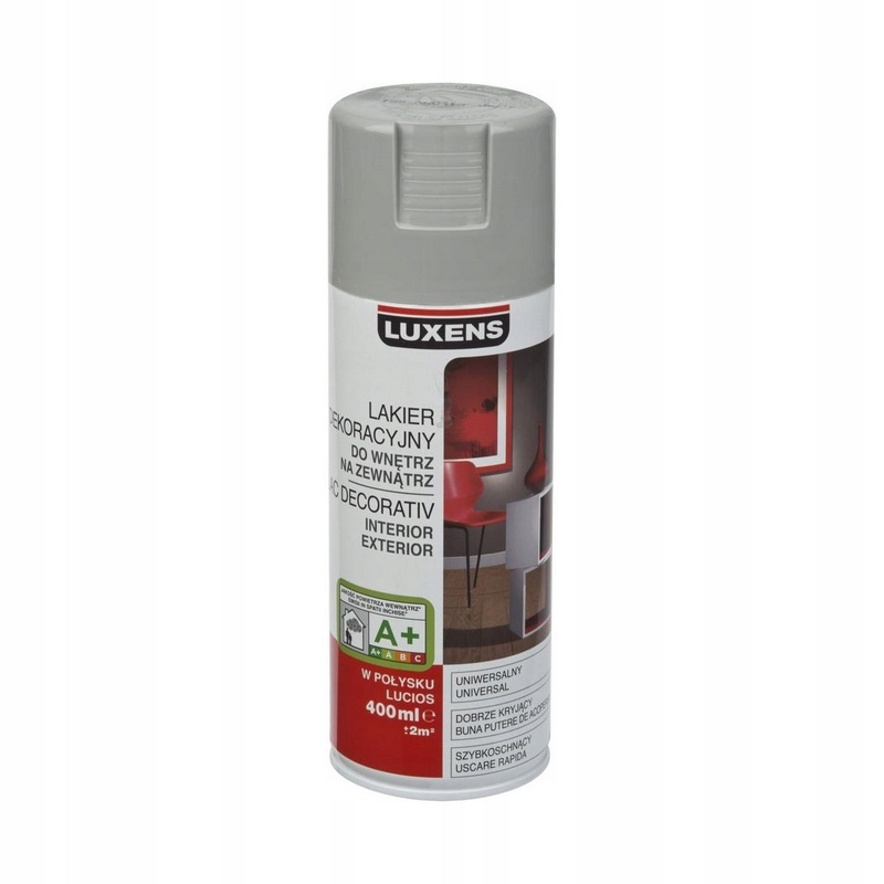 Farba - Sprej FARBA 0,4 l Tmavosivý lesk LUXENS