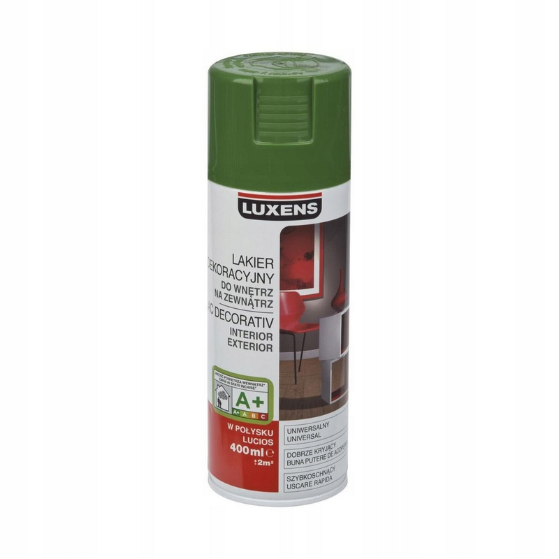 Farba - Farba v spreji 0,4 l Listová zelená LUXENS lesk