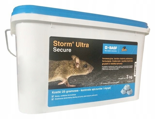 Storm Ultra Secure pre myši a potkany 3 kg BASF