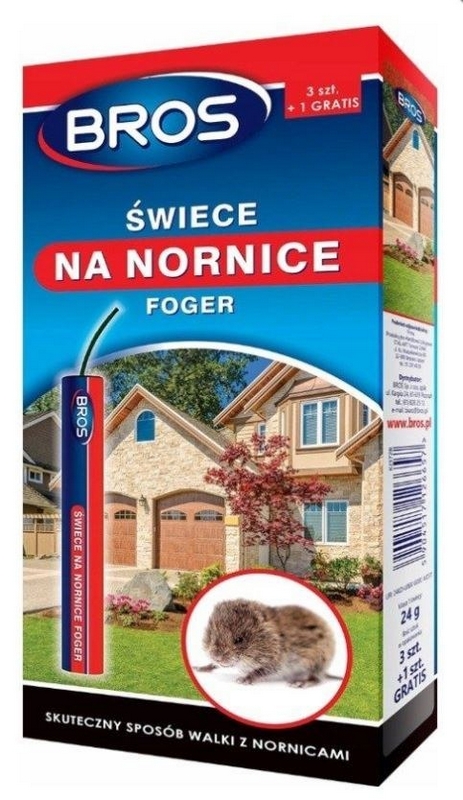 Sviečky odrádzajúce vôle FOGER 3ks BROS