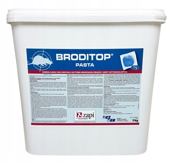 JED Broditop bojuje proti MICE potkanom SACHETY 5 kg