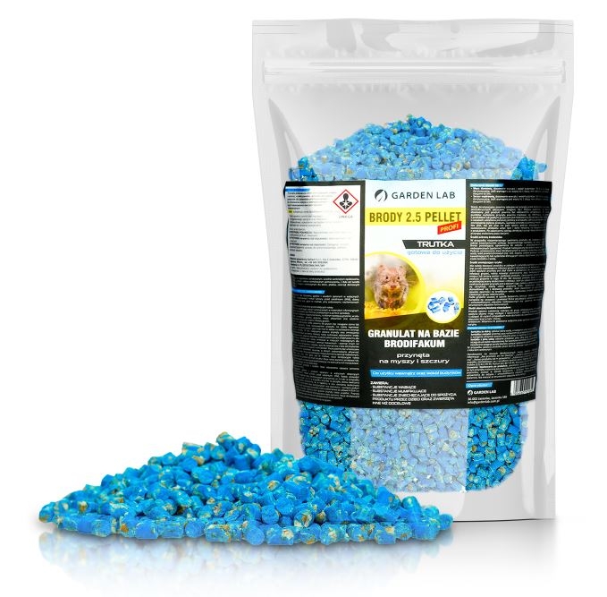 Jedovaté granule pre myšacie potkany BRODIFAKUM 3KG