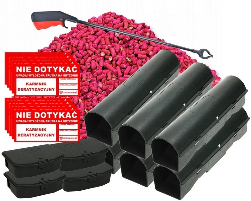 Jedovaté granule pre potkany 5 kg kŕmne stanice DDD