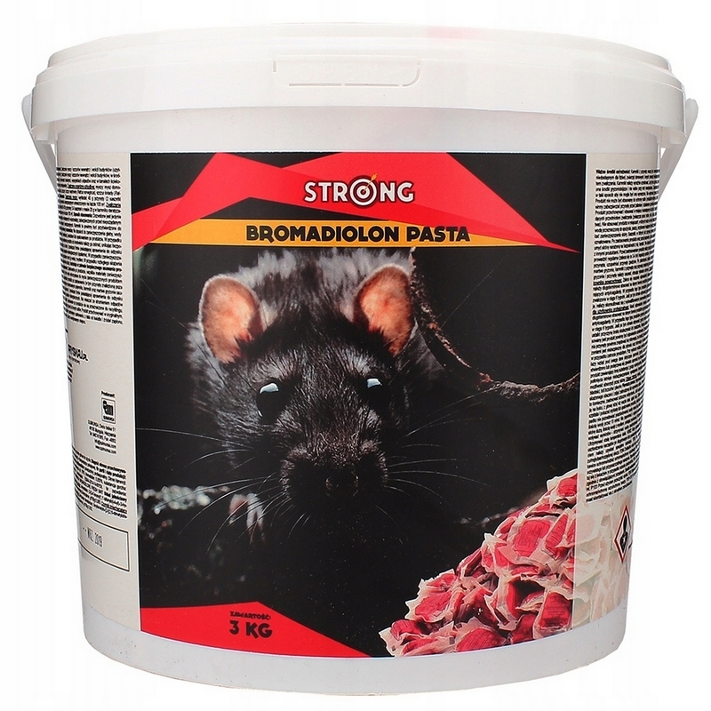 Potkany pre myš BROMADIOLON 3 kg BIELE