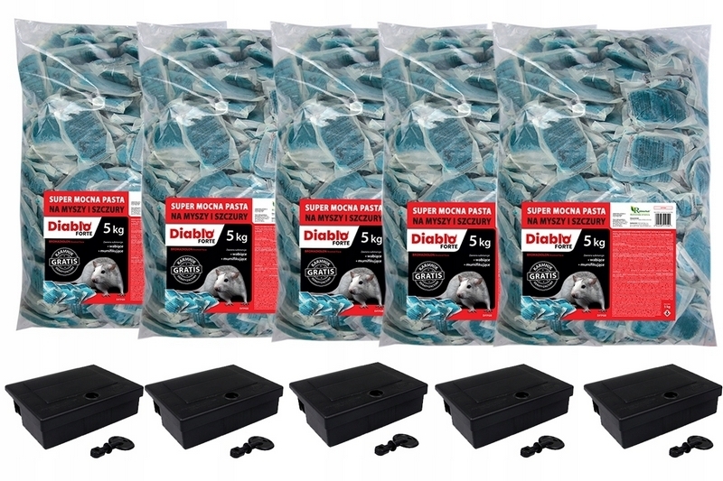 Potkany pre myš, DIABLO FORTE PASTA 25kg