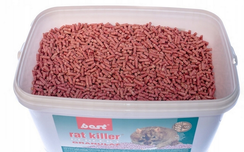 Jedovaté granule pre myši a potkany 3 kg