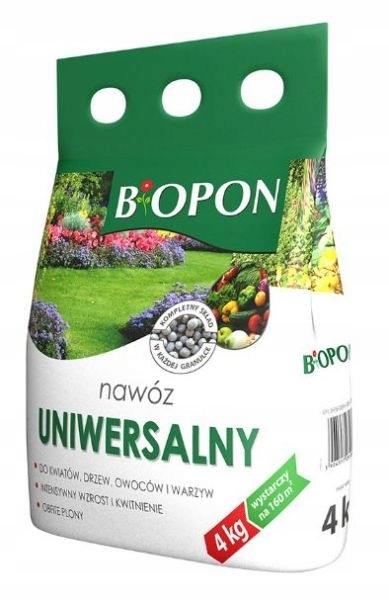 Viaczložkové hnojivo Biopon granule 4 kg 1 l