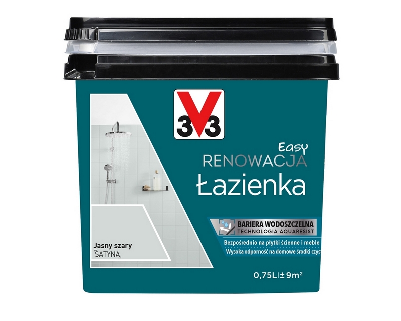 Farba na - V33 Ľahká renovácia Kúpeľňa svetlošedá 0,75L