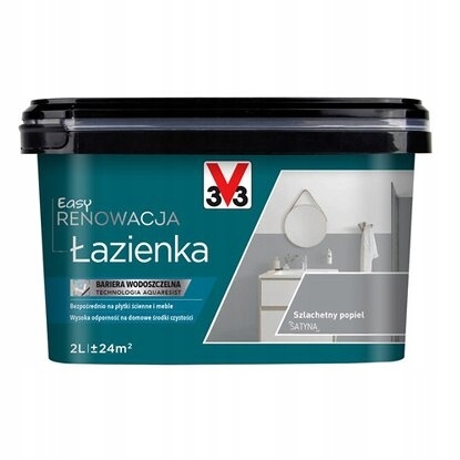 Farba na - V33 ľahká RENOVÁ KÚPEĽŇA 2l ŠOBLOVÁ ŠEDÁ ZADARMO