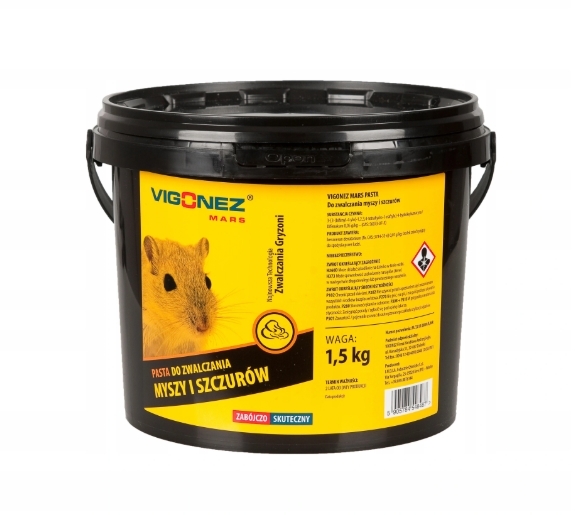 Vigonezová pasta na boj s myšami a potkanmi 1,5 kg