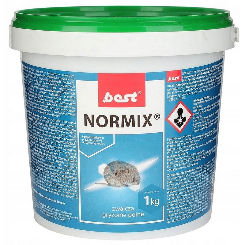 OTRAVENÉ granule na MICE RATS NORNICE najlepšie 1kg
