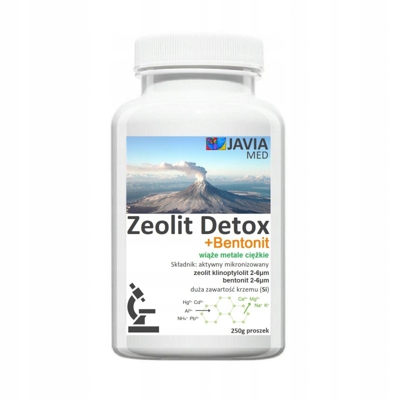Zeolit Detox + Bentonit 250g Aktívny klinoptilolit